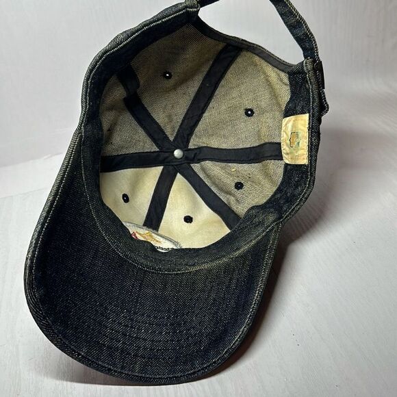 Vintage NFL Pittsburgh Steelers Jean Denim  Adjustable Hat Cap SnapBack - Picture 7 of 10